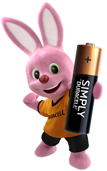 Bunny présente la batterie Duracell Simply AA