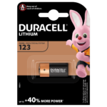 Pile au lithium 123 haute puissance duracell 3v