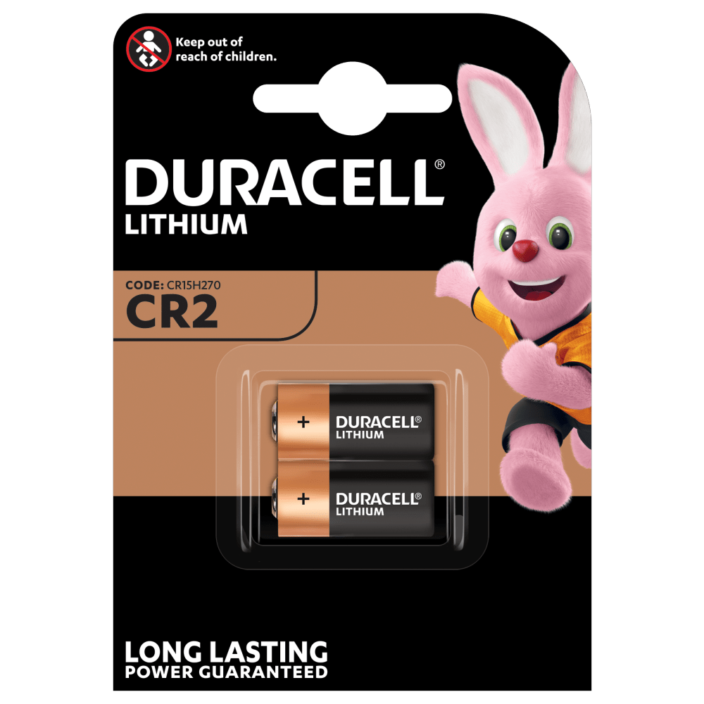 Pile Duracell Specialty Lithium CR2 3V en pack de 2 pièces