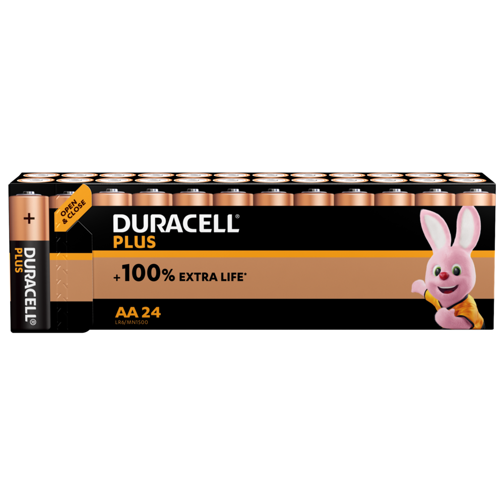 Piles alcalines Duracell AA plus - Anticadutavasi