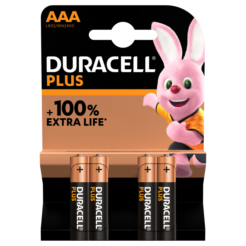 Duracell Piles alcalines AAA Plus