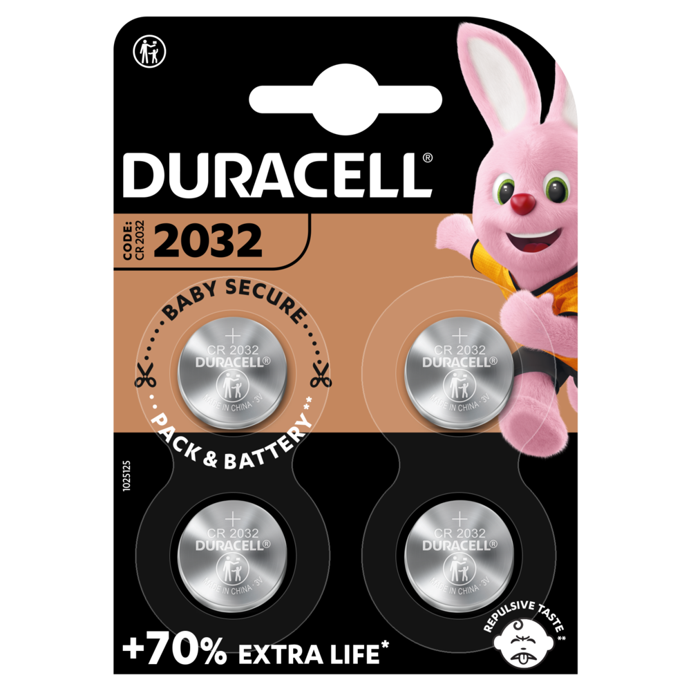 DL 2450, Duracell Pile-bouton, Lithium, CR2450, 3V, 620mAh