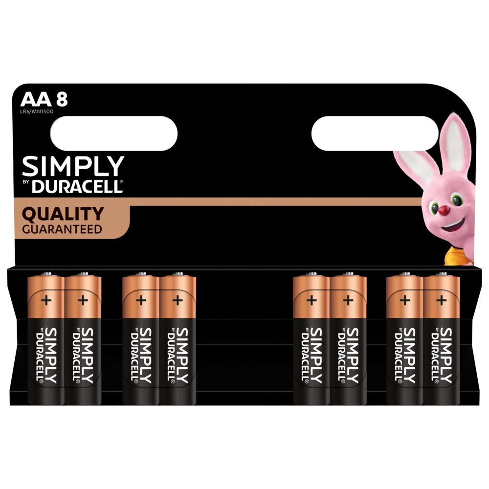 PILES ALCALINES AA DURACELL SIMPLY | ALIMENTATION - TUNER | PLANET TV SAT