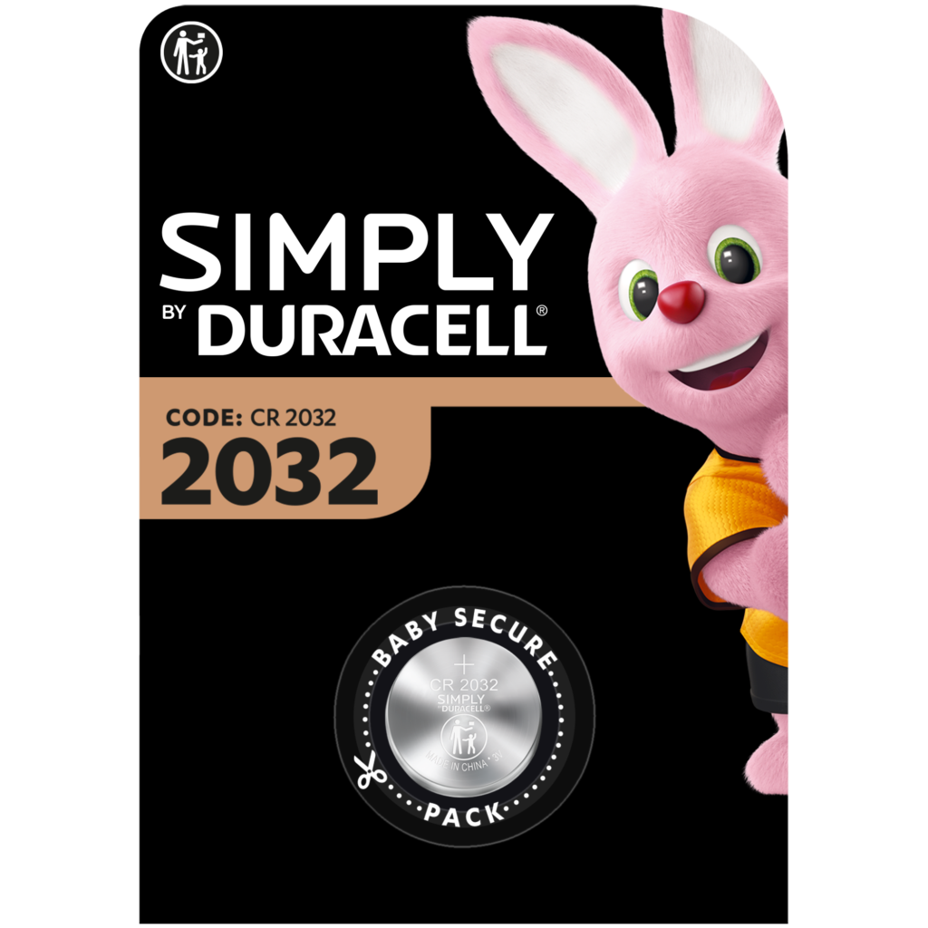 Duracell CR2032 Pack de 5 piles bouton au lithium